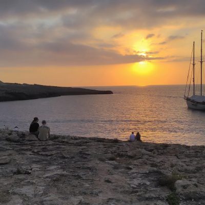 Tramonto su Portinatx