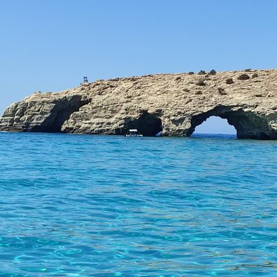 Sperone con i 3 archi, Spiaggia di Tripiti