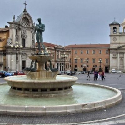 Il centro storico de L'Aquila